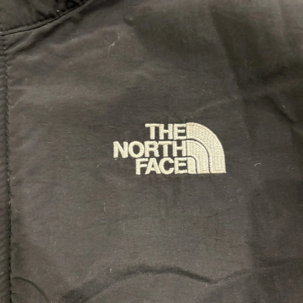 The North Face Boys Youth XL TG Denali Fleece Jacket‎ Full Zip Gray Black